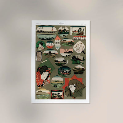 Collage Japan Poster – Japanese Art Prints Handmade Berlin