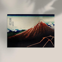 Mount Fuji Eruption by Katsushika Hokusai Poster – Japanese Woodcut — Ansicht 2