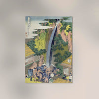 Roben Waterfall by Hokusai Poster – Japanischer Kunstdruck — Ansicht 2