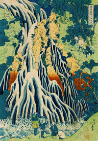 Shimotsuke Waterfall – Hokusai Poster | Japanische Kunst | UV-beständig — Ansicht 3