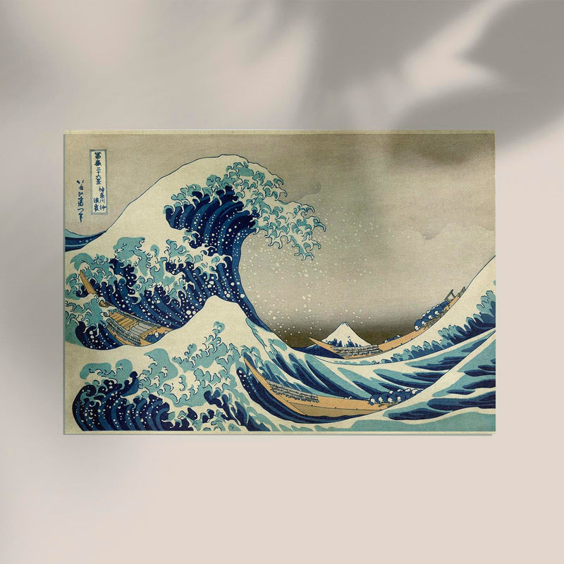 The Great Wave of Kanagawa Poster – Hokusai Kunstdruck UV-beständig — Ansicht 3