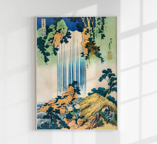 Yoro Waterfall by Hokusai Poster – Fine Art Print | UV-beständig | Japanisches Naturmotiv