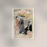 Three Geishas in Kimonos – Fine Art Print | Japanisches Design — Ansicht 2