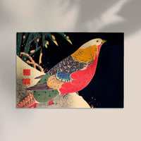 Golden Pheasant by Jakuchu – Fine Art Print UV-resistant Canvas — Ansicht 2