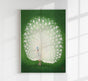 Green Peacock by Koson – Fine Art Print UV-resistent Canvas