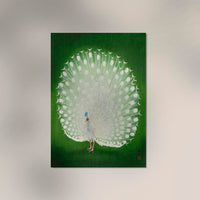 Green Peacock by Koson – Fine Art Print UV-resistent Canvas — Ansicht 3