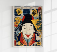 Soldier with a Red Tongue by Kunichika Poster – Japanese Woodcut Art | Fine Art Print — Ansicht 1