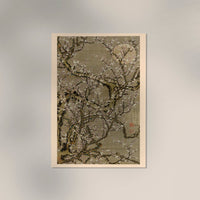 White Plum Blossoms and the Moon – Ito Jakuchu Art Print Fine Art Print — Ansicht 3