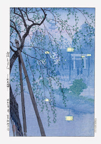 Japan at Night by Shirō – Fine Art Poster UV-resistant Atelier Print Berlin — Ansicht 4