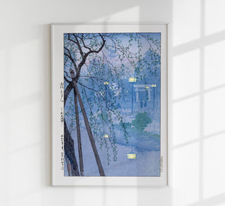Japan at Night by Shirō – Fine Art Poster | UV-beständig | Atelierdruck Berlin