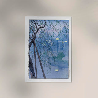 Japan at Night by Shirō – Fine Art Poster | UV-beständig | Atelierdruck Berlin