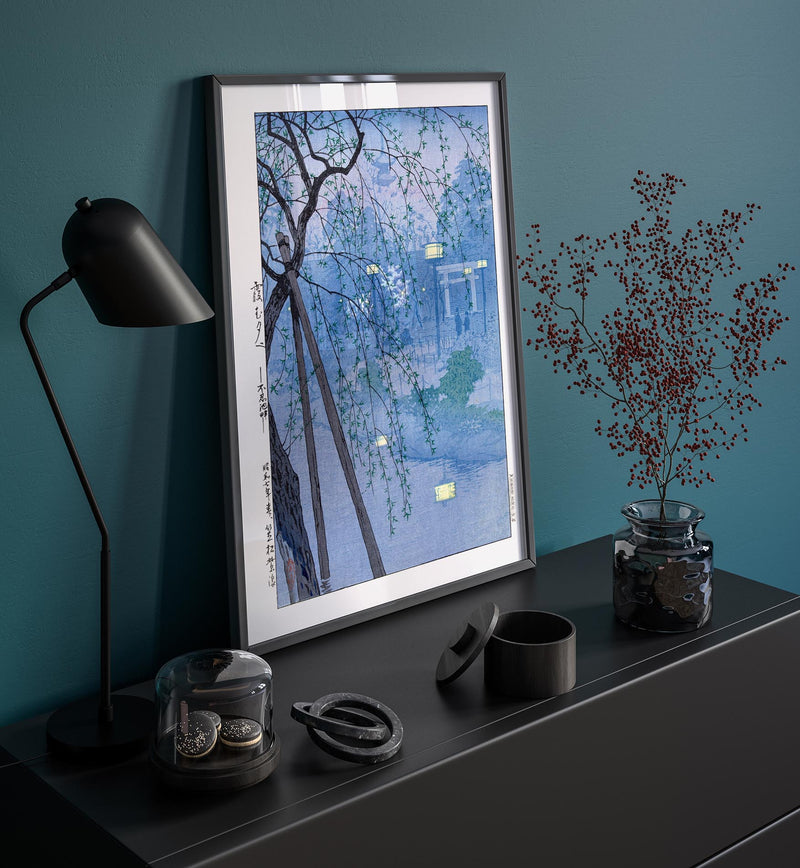 Japan at Night by Shirō – Fine Art Poster UV-resistant Atelier Print Berlin — Ansicht 2