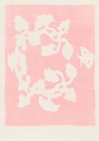 Pink Woodblock Pattern by Taguchi Tomoki – Japanisches Design | UV-beständig | Fine Art Print