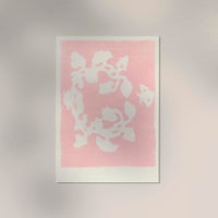 Pink Woodblock Pattern by Taguchi Tomoki – Japanisches Design Kunstdruck | UV-beständig | Fine Art Print — Ansicht 2