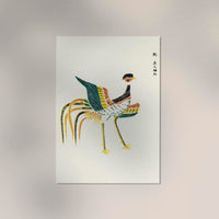 Japanese Cranes by Taguchi Tomoki Nr 1 – Fine Art Poster UV-beständig Atelierdruck — Ansicht 2