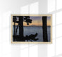 Evening Glow in the Nishi Park – Japanischer Kunstdruck von Watanabe Kako