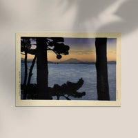 Evening Glow in the Nishi Park – Japanischer Kunstdruck von Watanabe Kako — Ansicht 2