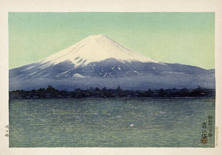 Lake Kawaguchi by Watanabe Kako – Japanisch | Kunstdruck | Naturmotiv