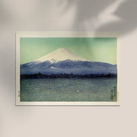 Lake Kawaguchi by Watanabe Kako – Japanese Fine Art Print Nature Motif — Ansicht 2