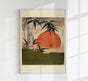 Bamboo and Rising Sun Poster – Utagawa Kunimaru Ukiyo-e Kunstdruck