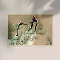 Cranes from Momoyogusa – Fine Art Print | Japanische Kunstposter — Ansicht 3