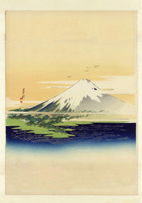 Fuji Mount by Ogata Gekkô Poster – Japanische Holzschnitt-Landschaft Fine Art Print — Ansicht 3