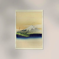 Fuji Mount by Ogata Gekkô Poster – Japanische Holzschnitt-Landschaft Fine Art Print — Ansicht 2