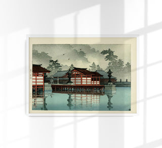 Miyajima in the Fog – Hasui Kawase Poster | Fine Art Print | UV-beständig