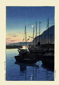 Morning in Beppu – Hasui Print | Fine Art Poster | UV-resistant — Ansicht 3