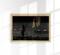 Fireworks at Ikenohata by Kobayashi Kyochika Poster – Art Print