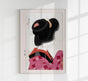 Geisha with Red Collar by Yamakawa Shuho Poster – Shin-hanga Fine Art Print