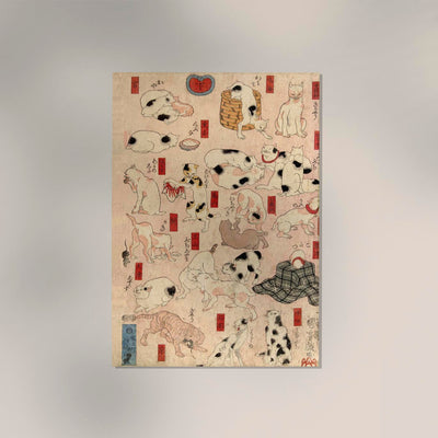 Cats of Tokaido by Kuniyoshi – Ukiyo‑e Kunstdruck | Fine Art Poster