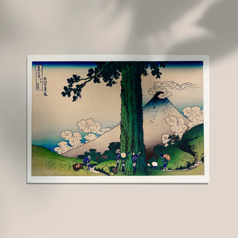 Daily Life in Kai Province by Hokusai – Art Print Poster — Ansicht 2