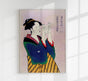 Geisha Fumi Yomu Onna by Kitagawa Utamaro – Frau liest Brief | Fine Art Print | Canvas