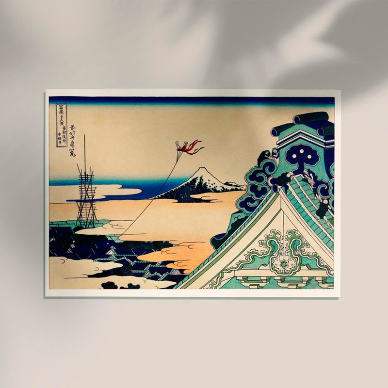 Japanese City Daily Life by Hokusai Nr 1 – Fine Art Poster UV-beständig — Ansicht 2