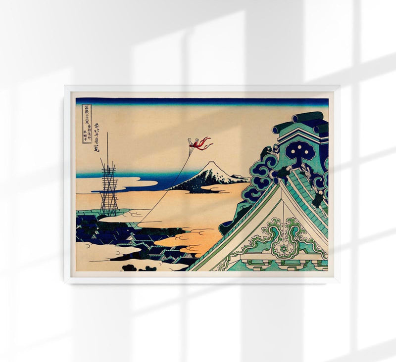 Japanese City Daily Life by Hokusai Nr 1 – Fine Art Poster UV-beständig — Patroa Studio