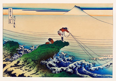 Japanese City Daily Life by Hokusai Nr 2 – Fine Art Poster UV-resistant Studio Print