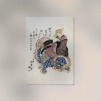 Woman Riding a Sishi by Totoya Hokkei – Fine Art Print Edo Aesthetic — Ansicht 2