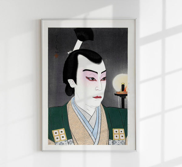 Japanese Actor by Natori Shunsen – Fine Art Poster UV-beständig Atelierdruck