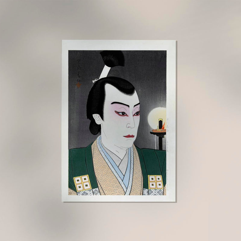 Japanese Actor by Natori Shunsen – Fine Art Poster UV-Resistant Studio Print — Ansicht 2