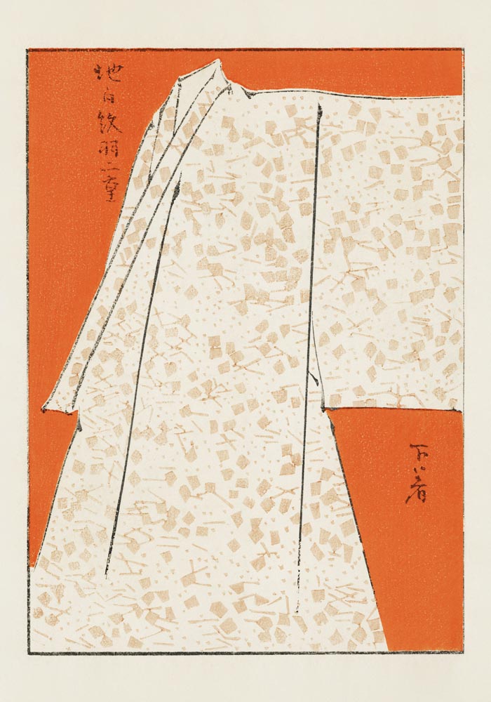 Japanese Robe - Fine Art Canvas by Watanabe Seitei — Ansicht 3