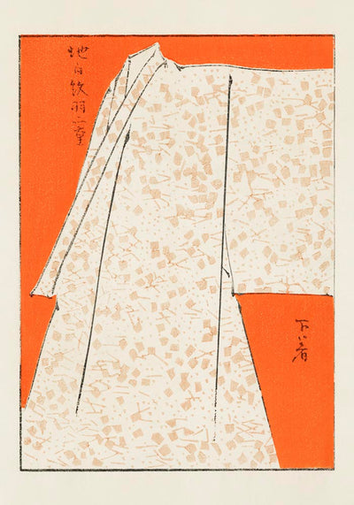 Japanese Robe - Fine Art Canvas by Watanabe Seitei
