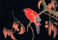 Red Parrot on the Branch – Ito Jakuchu Fine Art Print | Japanische Kunst — Ansicht 3