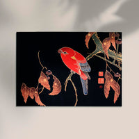 Red Parrot on the Branch – Ito Jakuchu Fine Art Print | Japanische Kunst — Ansicht 2