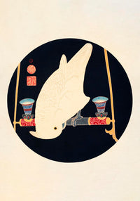 The White Macaw by Itō Jakuchū – Fine Art Print UV-beständig — Ansicht 3
