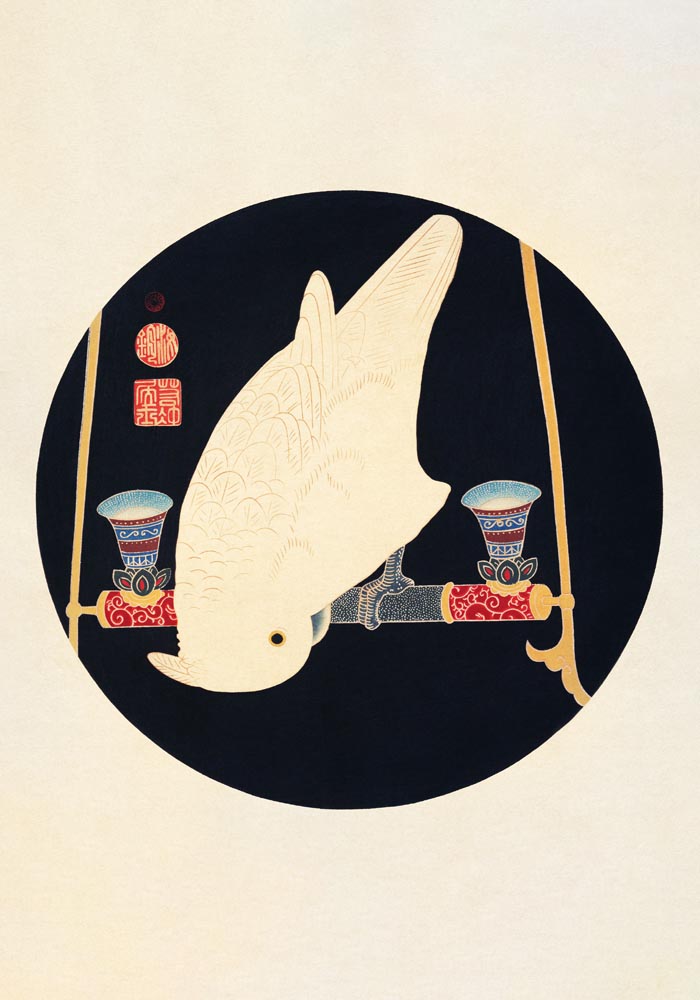 The White Macaw by Itō Jakuchū – Fine Art Print UV-beständig — Ansicht 3
