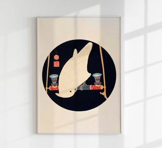 The White Macaw by Itō Jakuchū – Fine Art Print | UV-beständig | Japanische Kunst