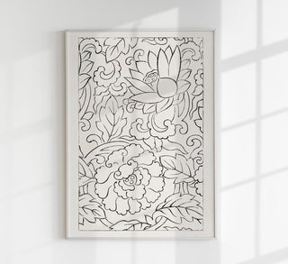 Vintage Japanese Woodblock Print Nr 7 – Japanische Kunst | Fine Art Print | Ästhetisches Design