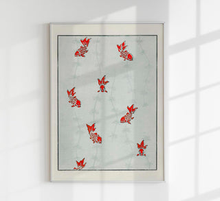 Japanese Koi Fish Pattern – Art Poster | Fine Art Print | UV-beständig