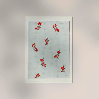 Japanese Koi Fish Pattern – Art Poster Fine Art Print UV-beständig